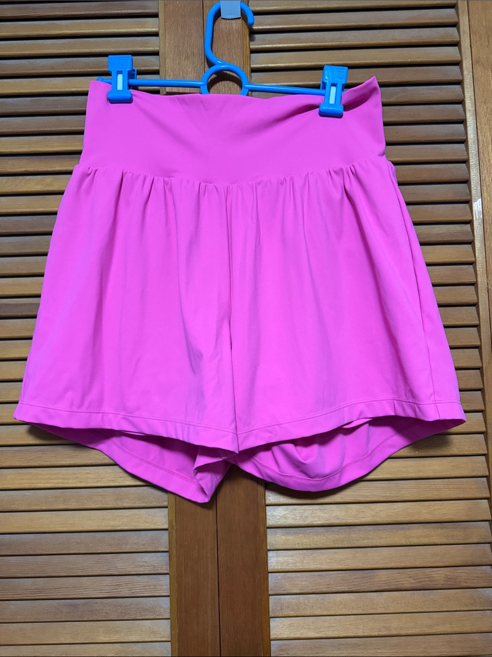 Halara High-Waist Active Skort Shorts in Bright Pink